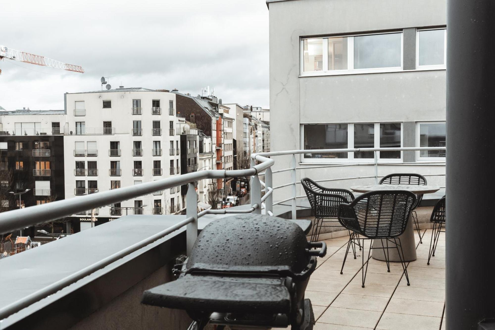 Appartement Lux Penthouse - Office, Terrace, Gym & Parking à Luxembourg Extérieur photo