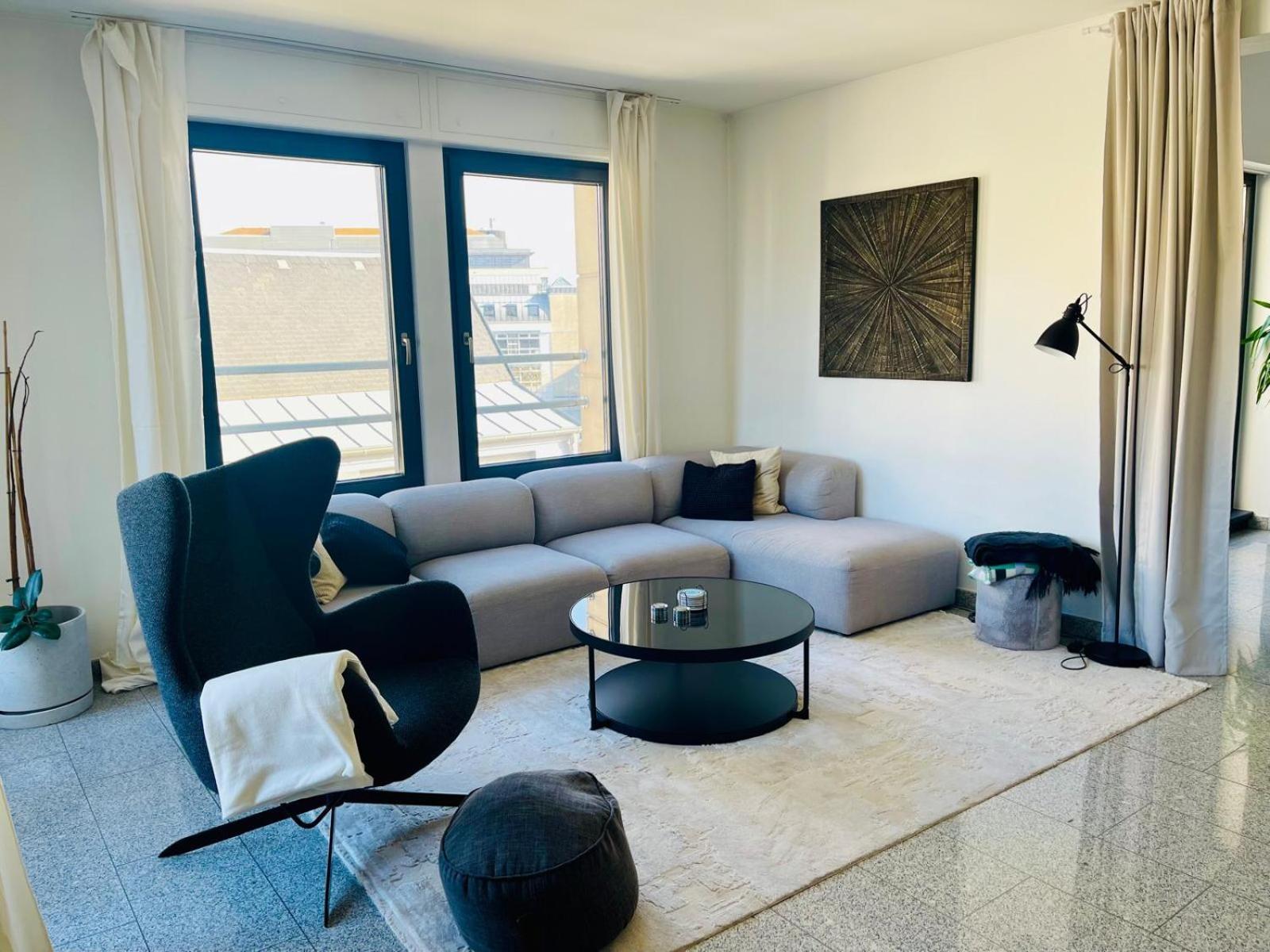 Appartement Lux Penthouse - Office, Terrace, Gym & Parking à Luxembourg Extérieur photo